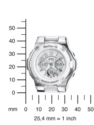 Casio Baby-G Damen- Armbanduhr Analog - Digital Quarz BGA-1 10-7BER - 