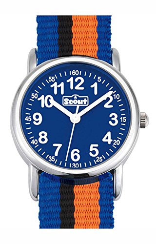 Scout Jungen-Armbanduhr Analog Quarz Textil 280304005 -