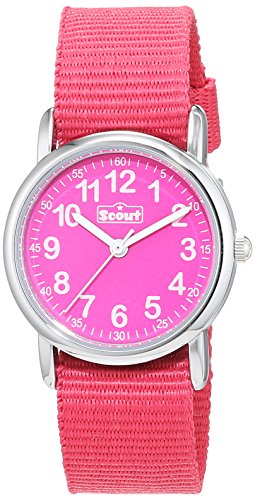 Scout Mädchen-Armbanduhr Analog Quarz Textil 280304001 -